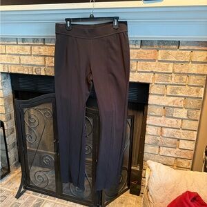 Lands’ End straight leg ponte pant, black, size Medium, EUC